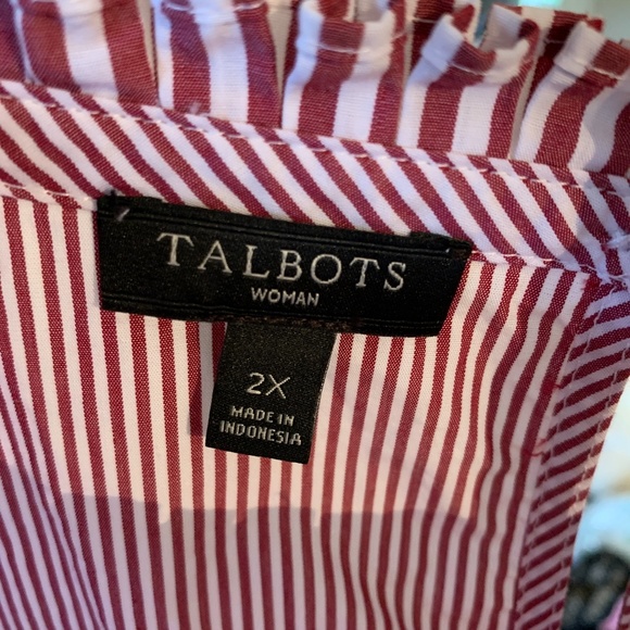 Talbots woman gorgeous bell sleeve blouse. This is my fave guys! Never worn! I w - Picture 5 of 5